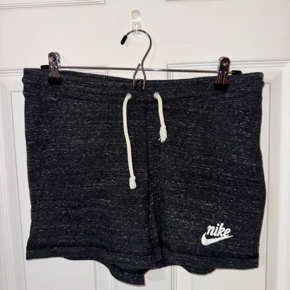 Nike Charcoal Black Sweat Shorts